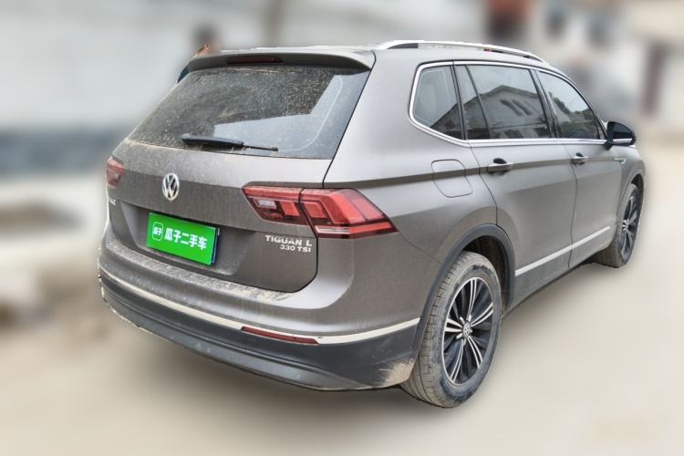 Used Volkswagen Tiguan L 2019 Updated Version 330TSI Automatic Two-Wheel Drive Panoramic Comfort Edition China VI Standard Rear Right 45 Deg