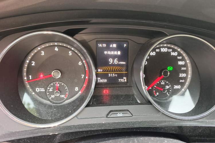 Used Volkswagen Tiguan L 2019 280TSI Automatic Two-Wheel Drive Panoramic Comfort Edition China V Standard Instrument Cluster