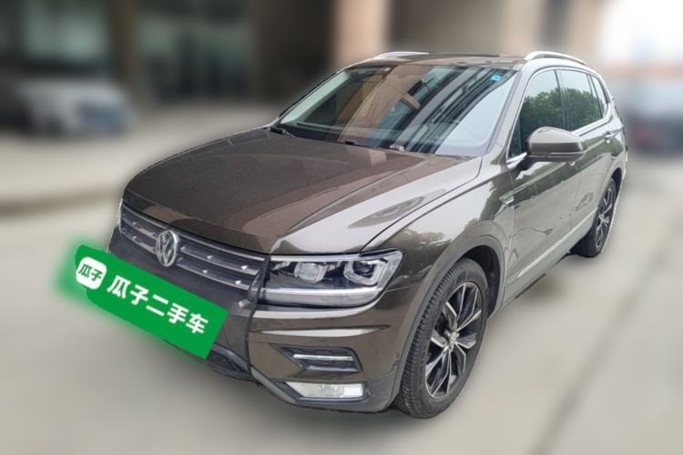 Used Volkswagen Tiguan L 2019 Revised Version 330TSI Automatic Two-Wheel Drive Intelligent Luxury Edition China V Standard Guazi used car, China used car export, Used car for sale, Used Volkswagen cars, Cheapest cars for sale