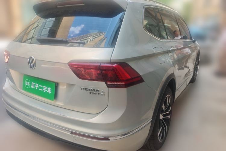 Used Volkswagen Tiguan L 2019 Restyled 330TSI Automatic Two-Wheel Drive R-Line Flagship Version China VI Standard Rear Right 45 Deg