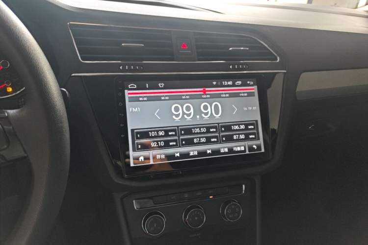 Used Volkswagen Tiguan L 2019 330TSI Automatic Two-Wheel Drive Luxury Edition China VI Standard Audio And AC Panel