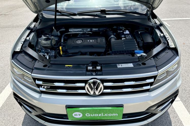 Used Volkswagen Tiguan L 2019 380TSI Automatic All-Wheel Drive R-Line Prestige Flagship Edition China V Standard Engine Bay