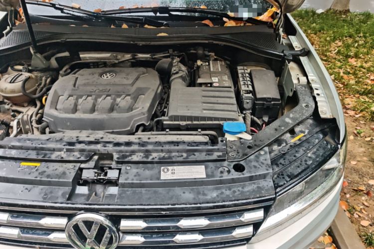 Used Volkswagen Tiguan L 2019 Revised 330TSI Automatic Two-Wheel Drive Smart & Luxury Edition China VI Standard Engine Bay Left
