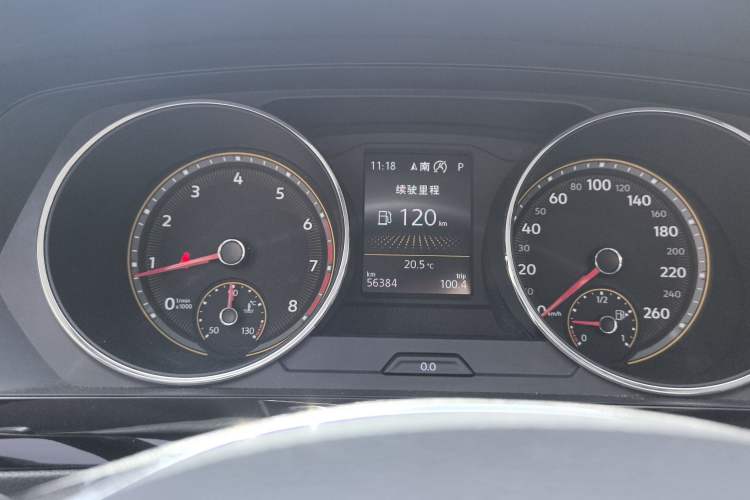 Used Volkswagen Tiguan L 2019 Updated Version 330TSI Automatic Two-Wheel Drive Panoramic Comfort Edition China VI Standard Instrument Cluster