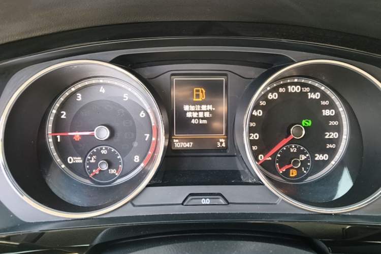 Used Volkswagen Tiguan L 2019 330TSI Automatic Two-Wheel Drive Panoramic Comfort Edition China V Standard Instrument Cluster