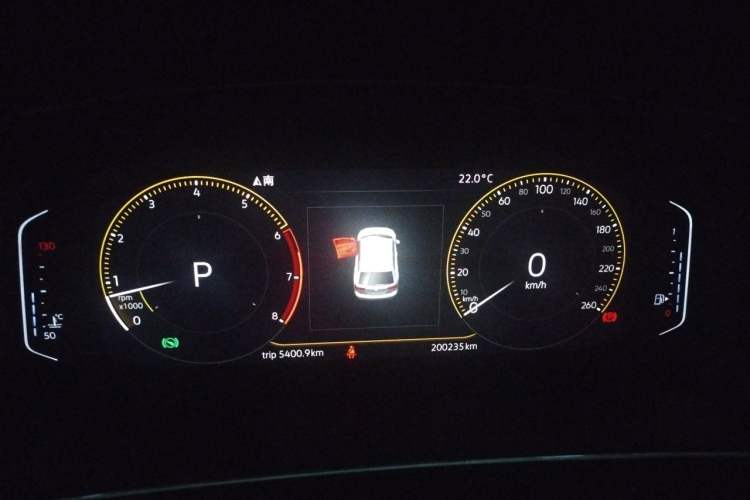 Used Volkswagen Tiguan L 2019 330TSI Automatic Two-Wheel Drive R-Line Flagship Edition China V Standard Instrument Cluster