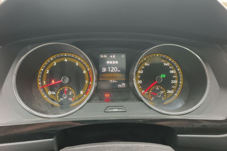 Used Volkswagen Tiguan L 2019 Updated Version 330TSI Automatic Two-Wheel Drive Panoramic Comfort Edition China VI Standard Instrument Cluster