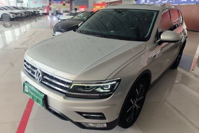 Used Volkswagen Tiguan L 2019 380TSI Automatic All-Wheel Drive Luxury Edition with 7 Seats China VI Standard