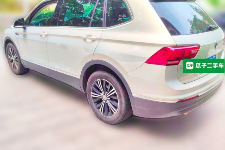 Used Volkswagen Tiguan L 2019 Updated Version 330TSI Automatic Two-Wheel Drive Panoramic Comfort Edition China VI Standard Rear Left 45 Deg