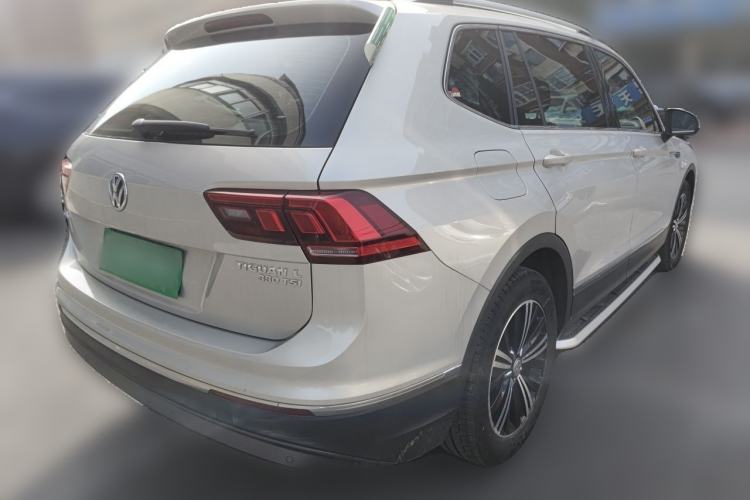 Used Volkswagen Tiguan L 2019 Updated Version 330TSI Automatic Two-Wheel Drive Panoramic Comfort Edition China VI Standard Rear Right 45 Deg