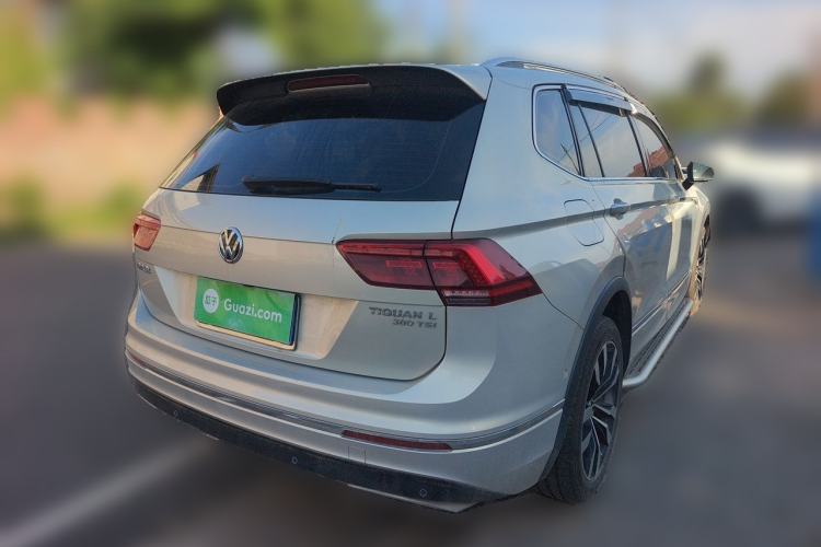Used Volkswagen Tiguan L 2019 380TSI Automatic All-Wheel Drive R-Line Flagship 7-Seater China VI Standard Rear Right 45 Deg