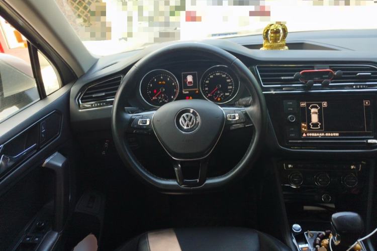 Used Volkswagen Tiguan L 2019 330TSI Automatic Two-Wheel Drive Smart Luxury Version China V Emission Standard Steering Wheel