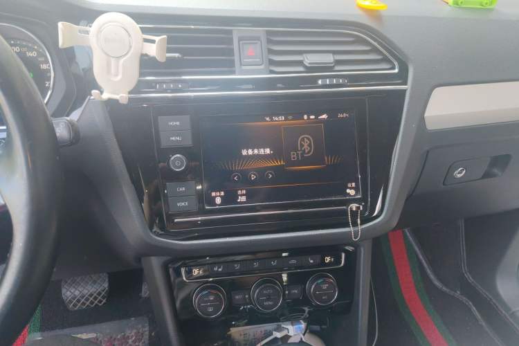Used Volkswagen Tiguan L 2019 330TSI Automatic Two-Wheel Drive Smart Luxury Version China V Emission Standard Audio And AC Panel