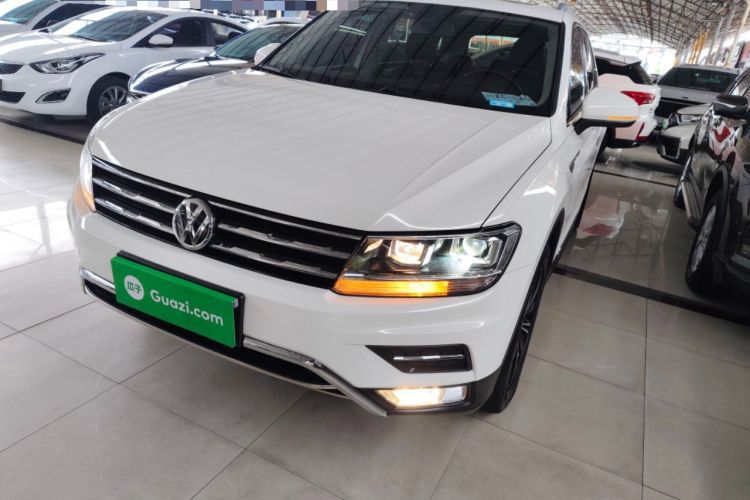 Used Volkswagen Tiguan L 2019 Updated Version 330TSI Automatic Two-Wheel Drive Panoramic Comfort Edition China VI Standard Guazi used car, China used car export, Used car for sale, Used cars, Cheapest cars for sale