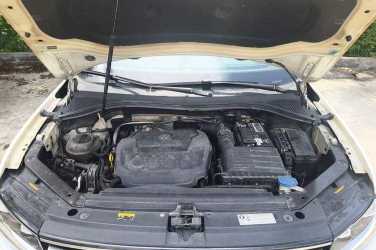 Used Volkswagen Tiguan L 2019 330TSI Automatic Two-Wheel Drive Panoramic Comfort Edition China V Standard Engine Bay