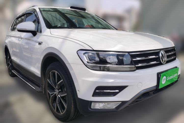 Used Volkswagen Tiguan L 2019 Revised Version 330TSI Automatic Two-Wheel Drive Intelligent Luxury Edition China V Standard Front Right 45 Deg