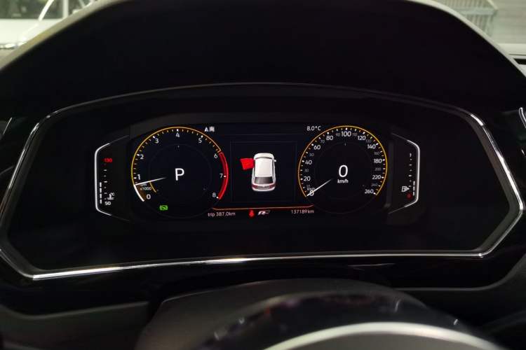 Used Volkswagen Tiguan L 2019 Restyled 330TSI Automatic Two-Wheel Drive R-Line Flagship Version China VI Standard Instrument Cluster
