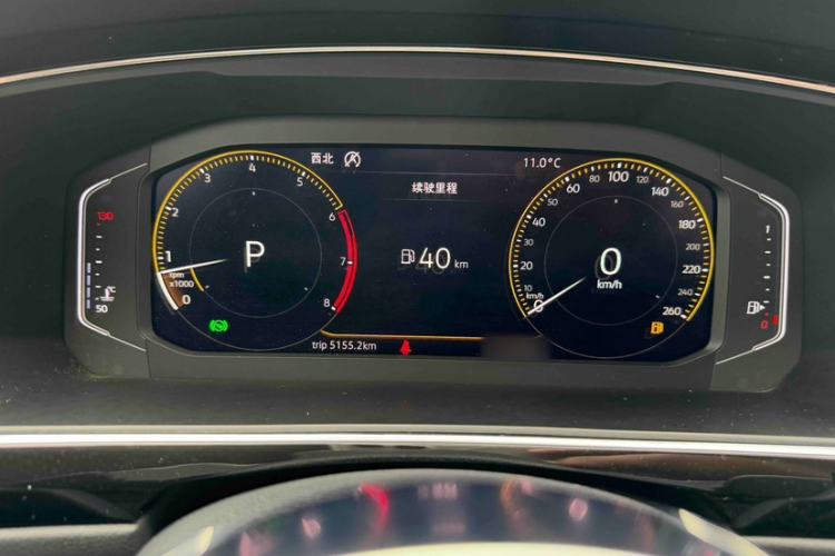 Used Volkswagen Tiguan L 2019 330TSI Automatic Two-Wheel Drive R-Line Flagship Edition China V Standard Instrument Cluster