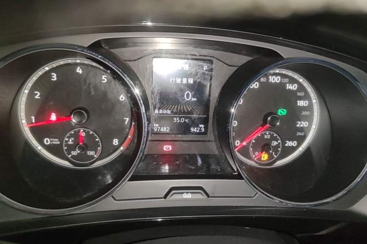 Used Volkswagen Tiguan L 2019 330TSI Automatic Two-Wheel Drive Smart Luxury Version China VI Standard Instrument Cluster