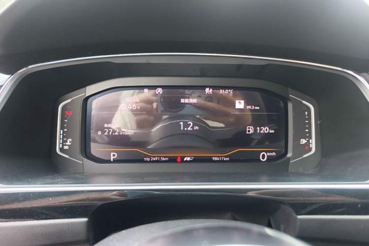 Used Volkswagen Tiguan L 2019 380TSI Automatic All-Wheel Drive R-Line Flagship 7-Seater China VI Standard Instrument Cluster