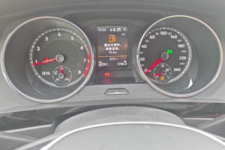 Used Volkswagen Tiguan L 2019 330TSI Automatic Two-Wheel Drive Panoramic Comfort Edition China VI Standard Instrument Cluster