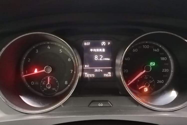 Used Volkswagen Tiguan L 2019 330TSI Automatic Two-Wheel Drive Luxury Edition China V Standard Instrument Cluster