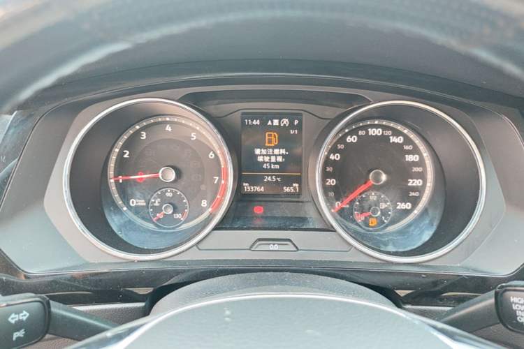 Used Volkswagen Tiguan L 2019 330TSI Automatic Two-Wheel Drive Panoramic Comfort Edition China VI Standard Instrument Cluster