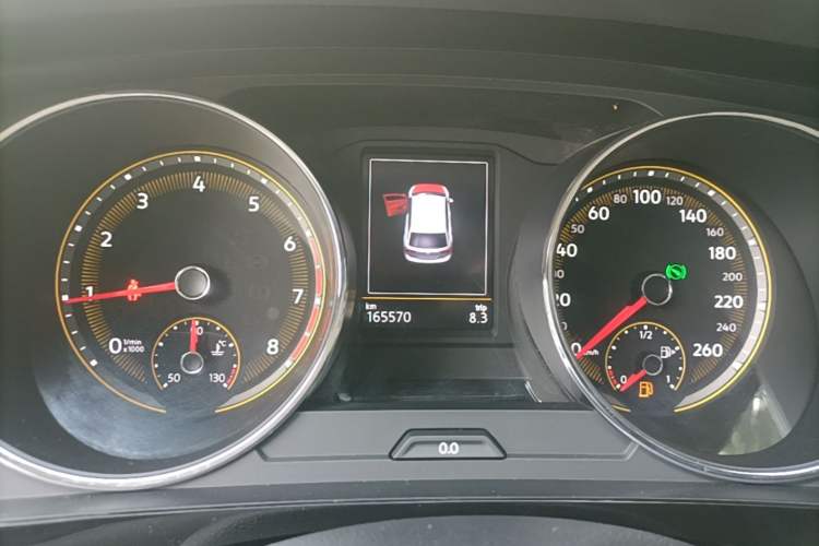 Used Volkswagen Tiguan L 2019 Revised Version 280TSI Automatic Two-Wheel Drive Panoramic Comfort Edition China VI Standard Instrument Cluster