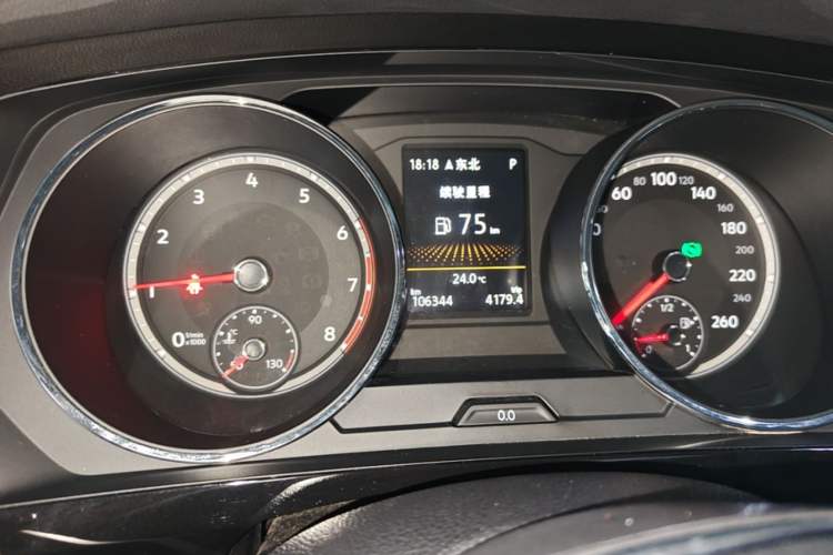 Used Volkswagen Tiguan L 2019 330TSI Automatic Two-Wheel Drive Panoramic Comfort Edition China V Standard Instrument Cluster