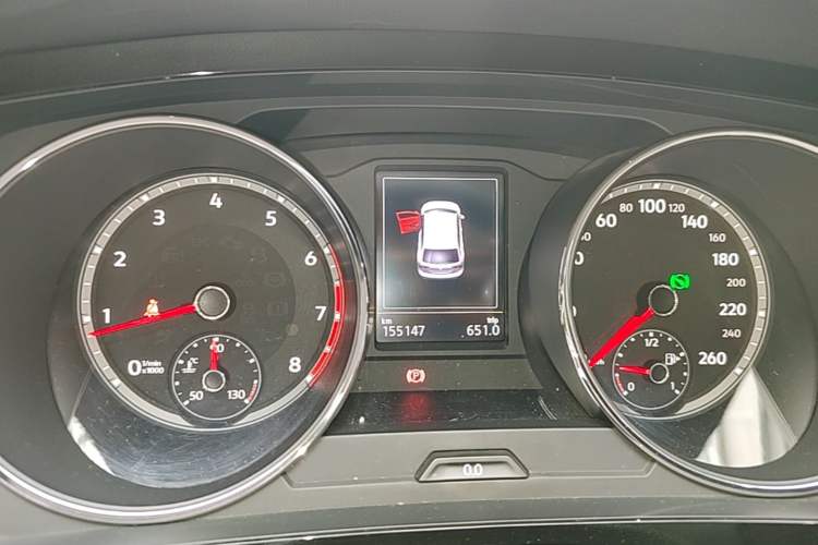Used Volkswagen Tiguan L 2019 280TSI Automatic Two-Wheel Drive Panoramic Comfort Edition China VI Standard Instrument Cluster