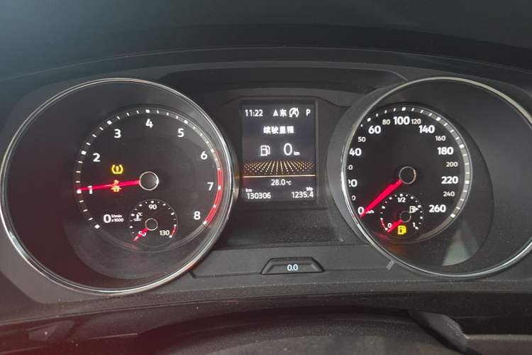 Used Volkswagen Tiguan L 2019 330TSI Automatic Two-Wheel Drive Panoramic Comfort Edition China VI Standard Instrument Cluster