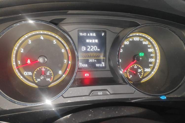 Used Volkswagen Tiguan L 2019 330TSI Automatic Two-Wheel Drive Panoramic Comfort Edition China VI Standard Instrument Cluster