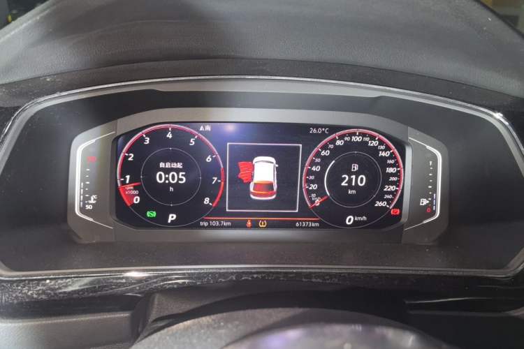 Used Volkswagen Tiguan L 2019 330TSI Automatic Two-Wheel Drive R-Line Flagship Model China VI Standard Instrument Cluster
