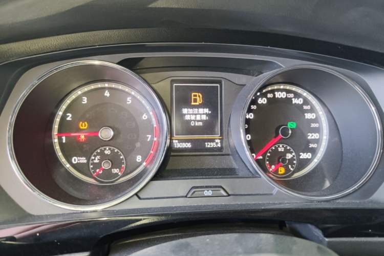 Used Volkswagen Tiguan L 2019 330TSI Automatic Two-Wheel Drive Panoramic Comfort Edition China VI Standard Instrument Cluster