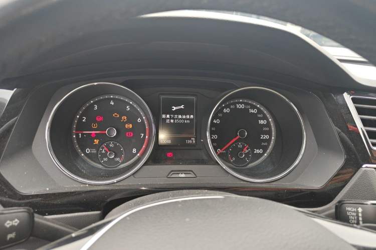 Used Volkswagen Tiguan L 2019 330TSI Automatic Two-Wheel Drive Panoramic Comfort Edition China VI Standard Instrument Cluster