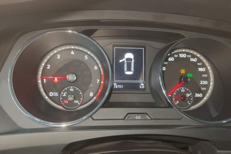 Used Volkswagen Tiguan L 2019 330TSI Automatic Two-Wheel Drive Luxury Edition China VI Standard Instrument Cluster