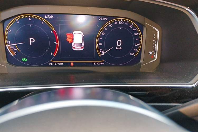Used Volkswagen Tiguan L 2019 330TSI Automatic Two-Wheel Drive R-Line Flagship Model China VI Standard Odometer Close Up