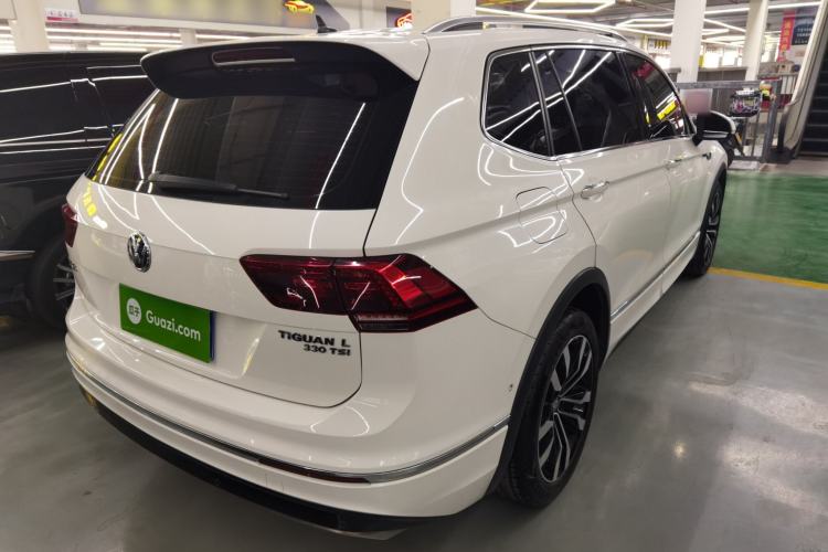 Used Volkswagen Tiguan L 2019 Restyled 330TSI Automatic Two-Wheel Drive R-Line Flagship Version China VI Standard Rear Right 45 Deg