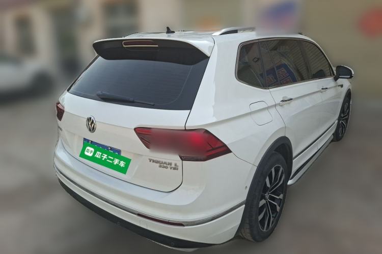 Used Volkswagen Tiguan L 2019 Restyled 330TSI Automatic Two-Wheel Drive R-Line Flagship Version China VI Standard Rear Right 45 Deg