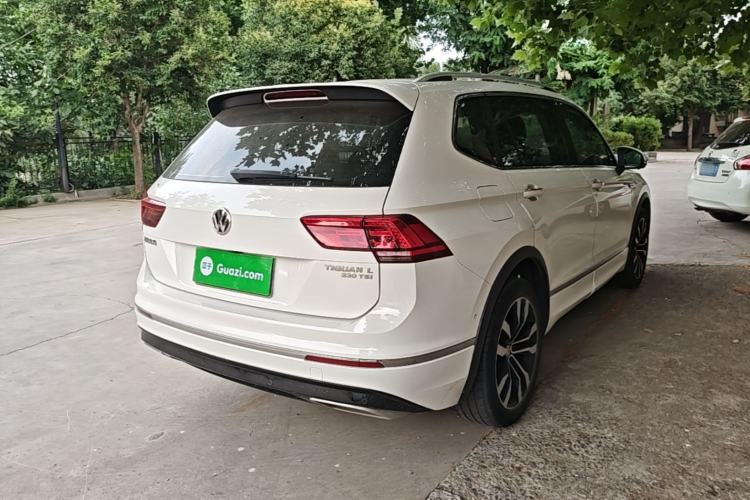 Used Volkswagen Tiguan L 2019 Restyled 330TSI Automatic Two-Wheel Drive R-Line Flagship Version China VI Standard Rear Right 45 Deg