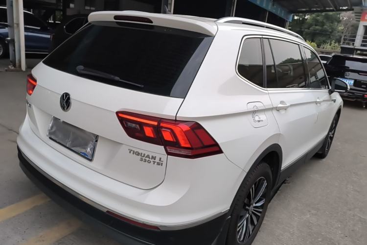 Used Volkswagen Tiguan L 2019 Updated Version 330TSI Automatic Two-Wheel Drive Panoramic Comfort Edition China VI Standard Rear Right 45 Deg