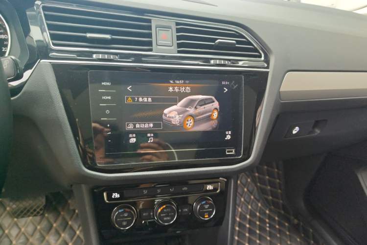 Used Volkswagen Tiguan L 2020 330TSI Automatic Two-Wheel Drive Panoramic Comfort Edition China VI Standard Audio And AC Panel