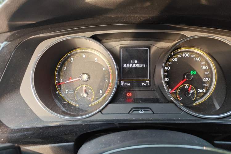 Used Volkswagen Tiguan L 2020 330TSI Automatic Two-Wheel Drive Panoramic Comfort Edition China VI Standard Instrument Cluster