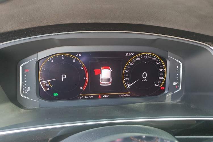 Used Volkswagen Tiguan L 2020 330TSI Automatic Two-Wheel Drive R-Line Flagship Version China VI Standard Instrument Cluster