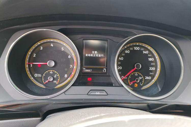 Used Volkswagen Tiguan L 2020 330TSI Automatic Two-Wheel Drive Panoramic Comfort Edition China VI Standard Instrument Cluster