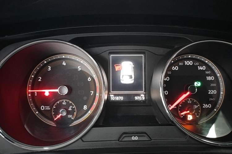 Used Volkswagen Tiguan L 2020 330TSI Automatic Two-Wheel Drive Panoramic Comfort Edition China VI Standard Instrument Cluster