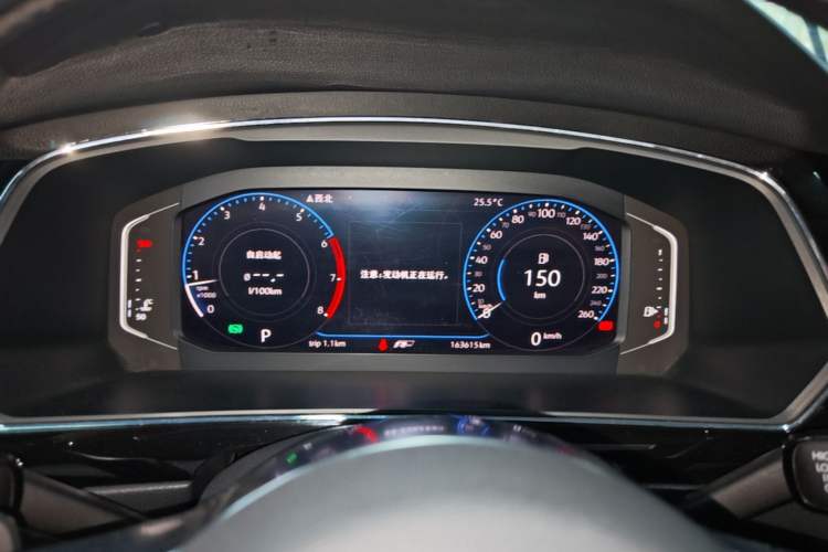 Used Volkswagen Tiguan L 2020 330TSI Automatic Two-Wheel Drive R-Line Flagship Version China VI Standard Instrument Cluster