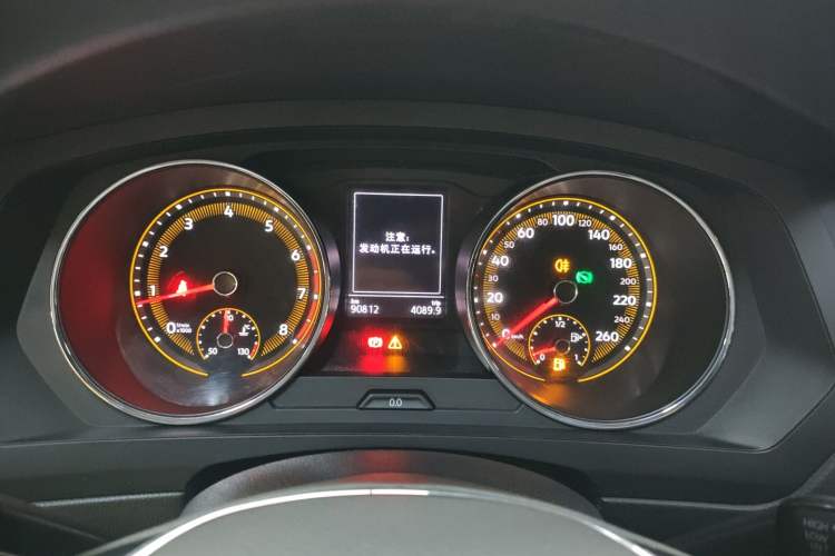 Used Volkswagen Tiguan L 2020 330TSI Automatic Two-Wheel Drive Luxury Edition China VI Standard Instrument Cluster