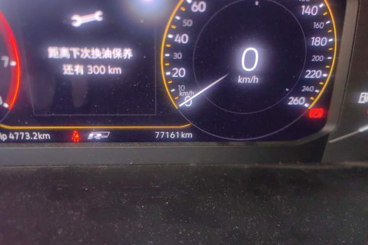 Used Volkswagen Tiguan L 2020 330TSI Automatic Two-Wheel Drive R-Line Flagship Version China VI Standard Odometer Close Up