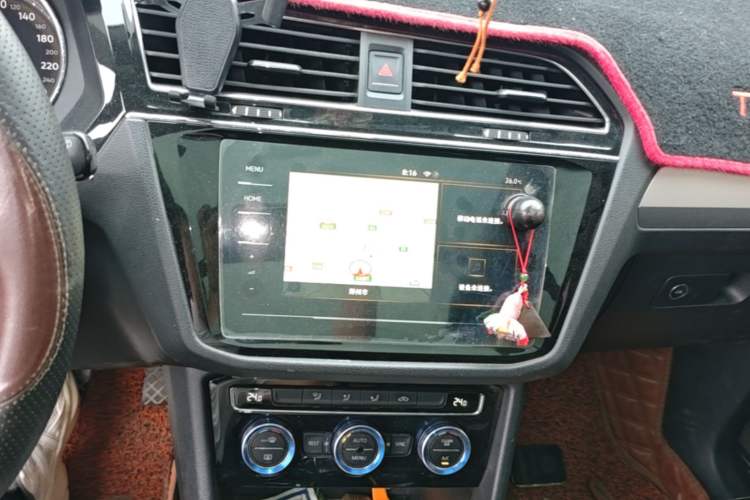 Used Volkswagen Tiguan L 2020 330TSI Automatic Two-Wheel Drive Panoramic Comfort Edition China VI Standard Audio And AC Panel